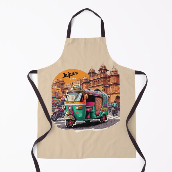 Item preview, Tuk Tuk Ride in Jaipur - Colorful India designed and sold by Myra365Art.