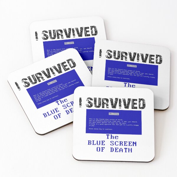 Item preview, I survived the Blue Screen of Death designed and sold by ChiliPics.