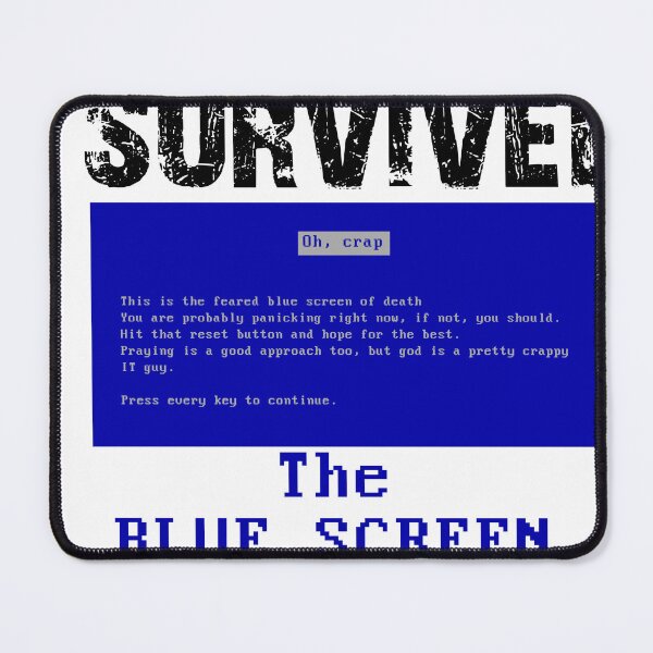 Item preview, I survived the Blue Screen of Death designed and sold by ChiliPics.