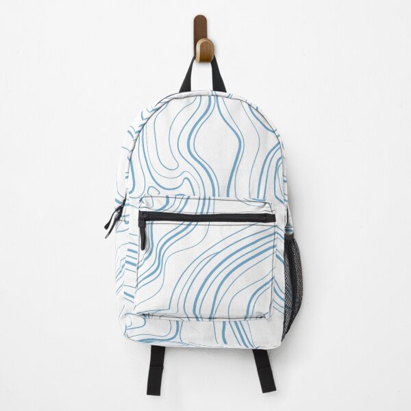 Item preview, Iconic sky blue Modern Aesthetic Abstract Retro pattern designed and sold by SWETA HALDER.