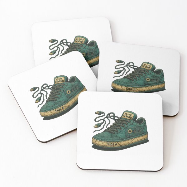 Item preview, Turbo Laced – Retro Cassette Sneaker Comic Art designed and sold by MasterShiffu.