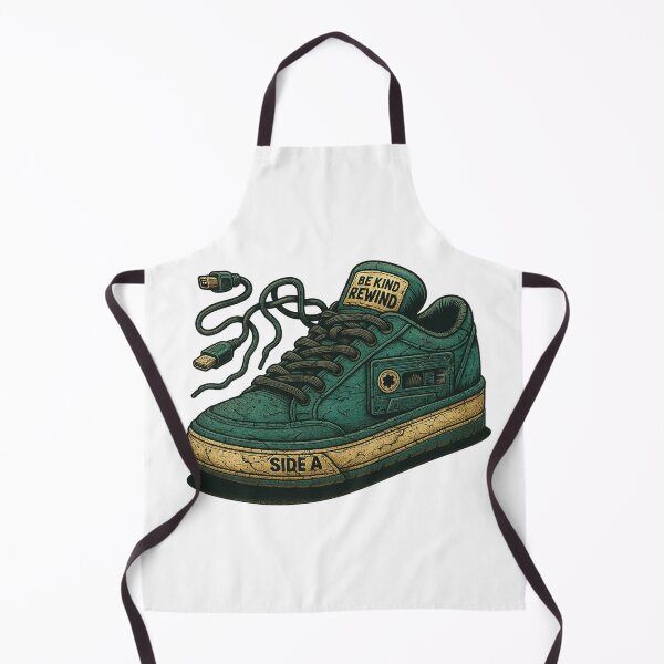 Item preview, Turbo Laced – Retro Cassette Sneaker Comic Art designed and sold by MasterShiffu.