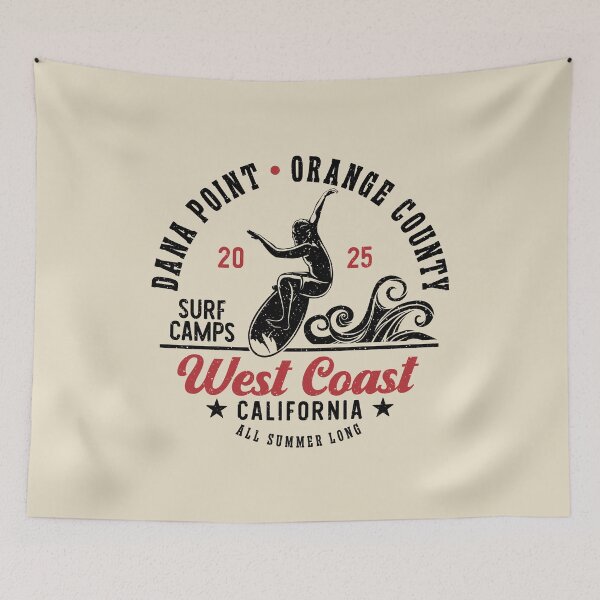 Item preview, Surfing Dana Point Surf Camp Orange County California designed and sold by eclecTEEq.