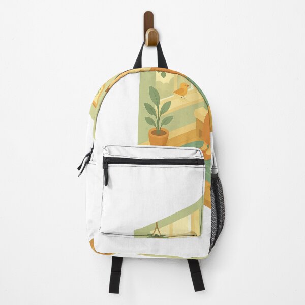 Item preview, Cozy Morning Plant Nook – Isometric Room Art for Plant Lovers designed and sold by MasterShiffu.
