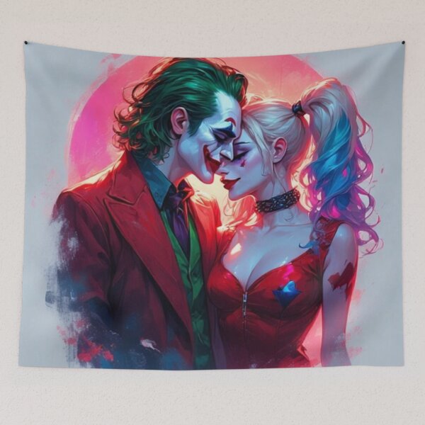 Item preview, Harley & Joker: “Mad Love, Gotham Style” designed and sold by MyMindsEye66.