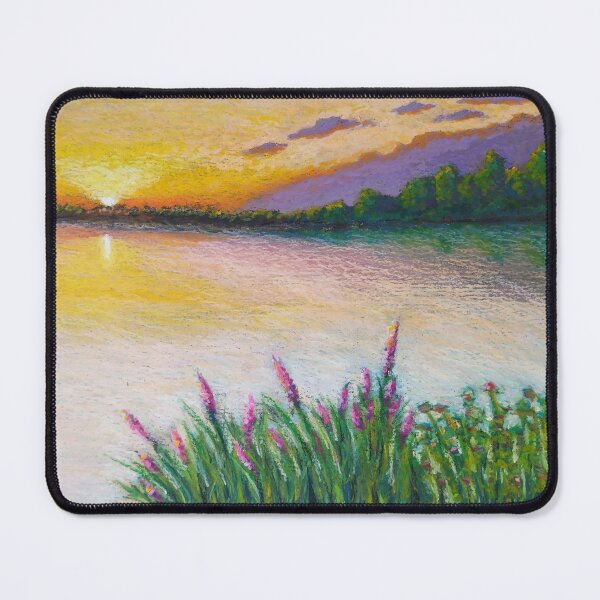 Item preview, Sunset Oil Pastel Painting designed and sold by Sky-99.