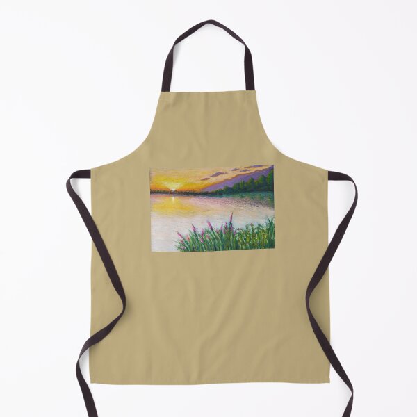 Item preview, Sunset Oil Pastel Painting designed and sold by Sky-99.