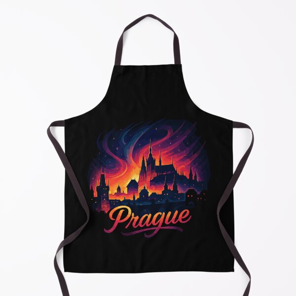 Item preview, Prague capital Czech Republic silhouette gift designed and sold by Pineapple-Tree.