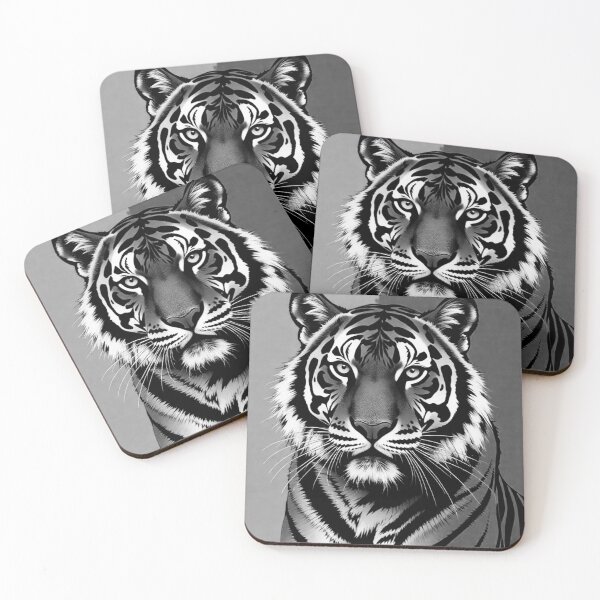 Item preview, Blackwhite tiger desighn  designed and sold by Dogandesighn.