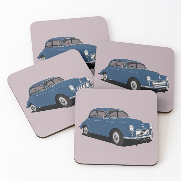 Item preview, Morris Minor in Riviera blue designed and sold by knappidesign.
