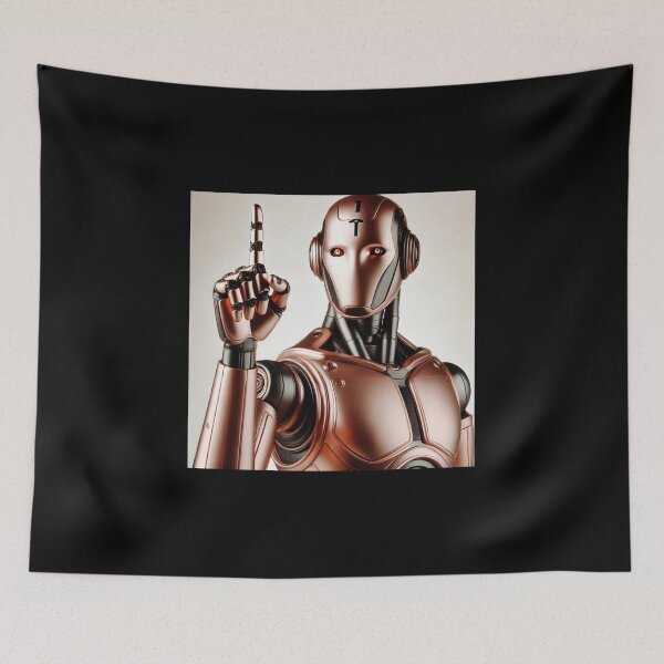 Item preview, tesla bot designed and sold by TEEJAMBOREE.