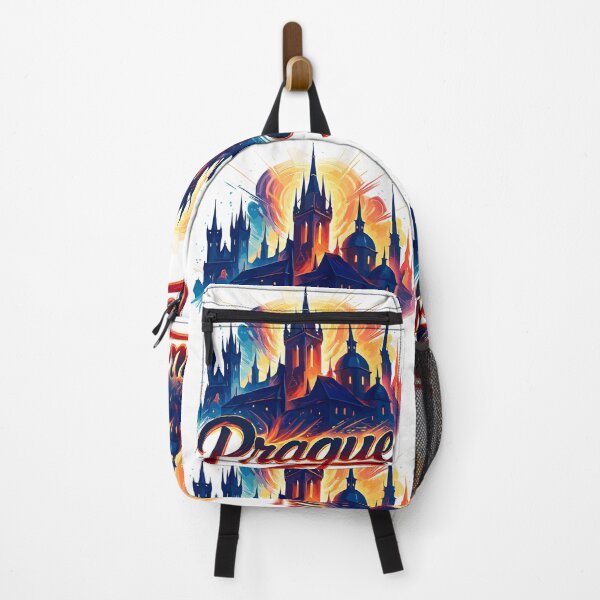 Item preview, Prague capital Czech Republic silhouette gift designed and sold by Pineapple-Tree.