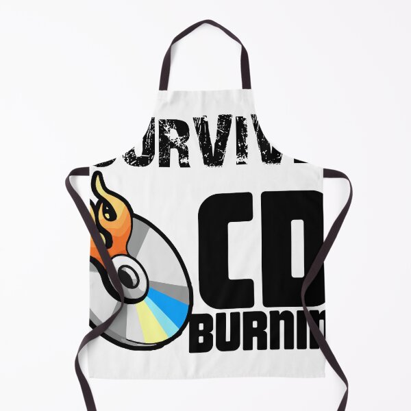 Item preview, I survived CD burning designed and sold by ChiliPics.
