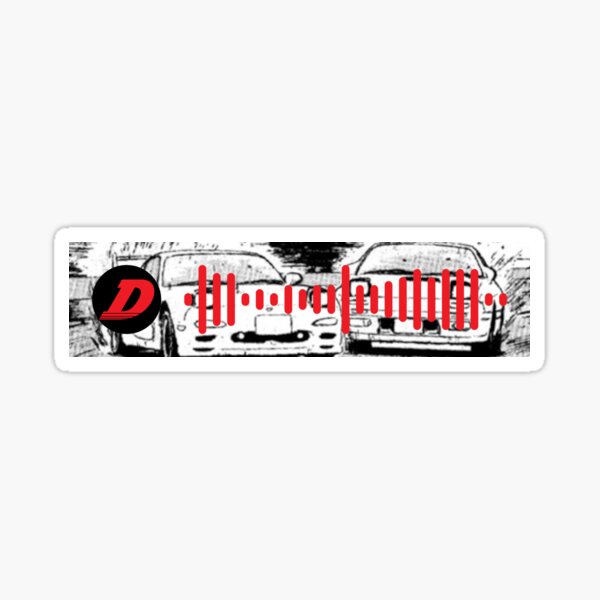 Item preview, Running in the 90's - Max Coveri Eurobeat Spotify Code Sticker designed and sold by browntown10.