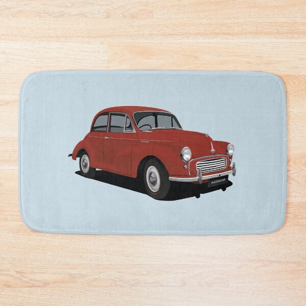 Item preview, Morris Minor in Tartan red designed and sold by knappidesign.