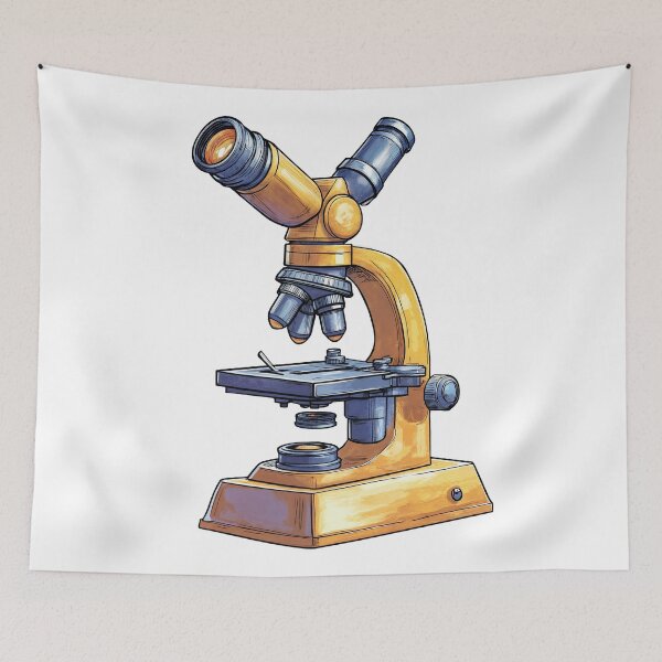 Item preview, Vintage Microscope Illustration: A Glimpse into Scientific Exploration designed and sold by ForeverPrintsOK.