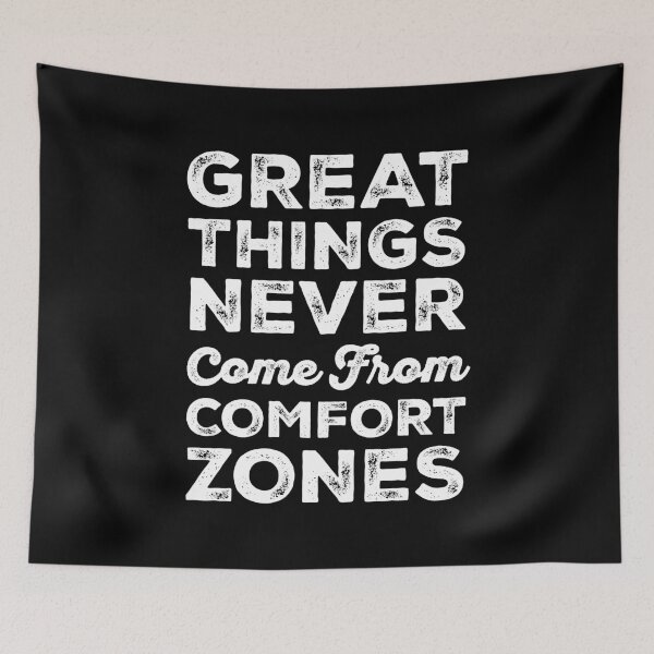 Item preview, Great Things Never Come from Comfort Zones  designed and sold by MO DESIGNS.