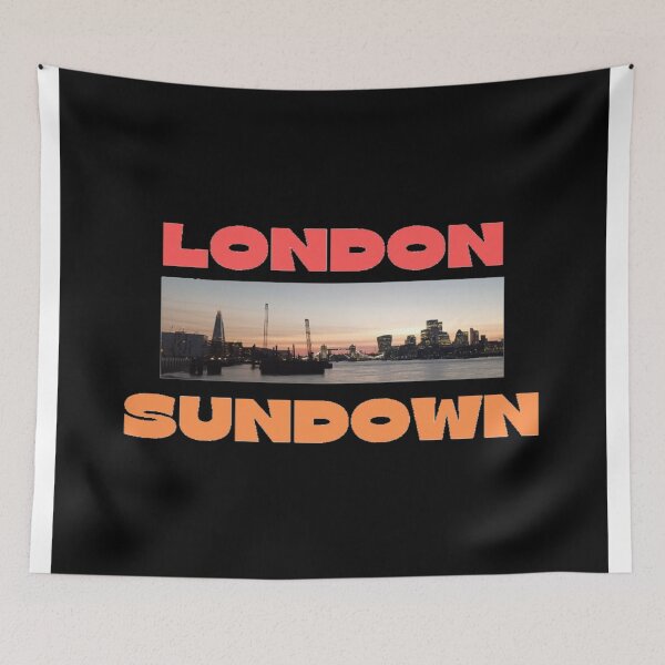 Item preview, Copy of London Sundown – Tower Bridge Sunset Skyline designed and sold by unikkk.