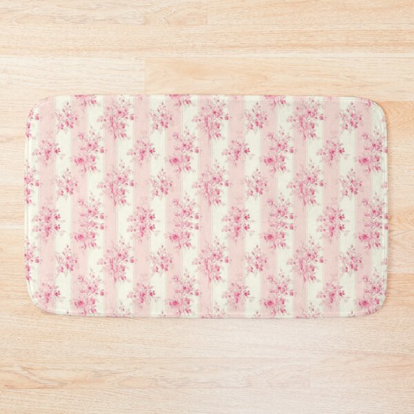 Item preview, Pink stripes floral pattern  designed and sold by Pixiedrop.