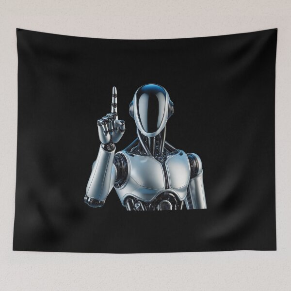 Item preview, tesla bot designed and sold by TEEJAMBOREE.