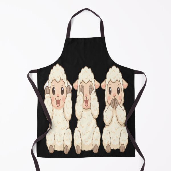 Item preview, See no evil, hear no evil, speak no evil sheep designed and sold by JamesDunican.