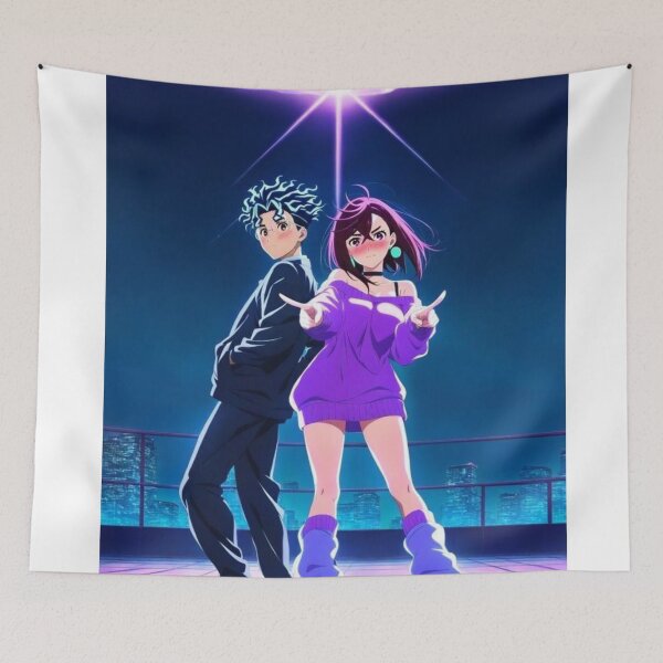 Item preview, Loving Anime Couple Embracing with Tenderness and Warmth designed and sold by BestDetailer.