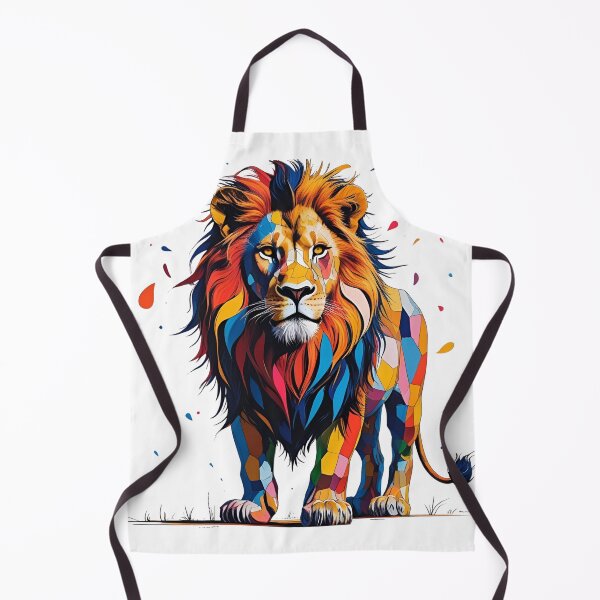 Item preview, Lion Smirkalot! Because when you rule the savanna, smile like you're in a toothpaste commercial, and leave a trail of colorful chaos behind—you deserve a name with both royalty and ridiculous charm. designed and sold by dcohea.