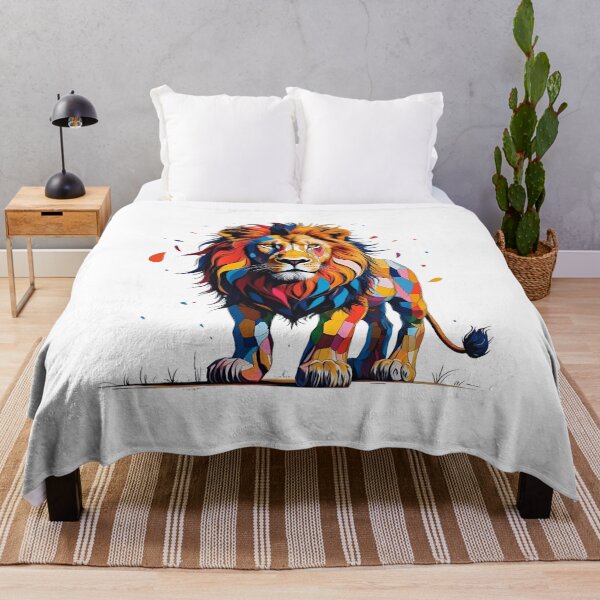 Item preview, Lion Smirkalot! Because when you rule the savanna, smile like you're in a toothpaste commercial, and leave a trail of colorful chaos behind—you deserve a name with both royalty and ridiculous charm. designed and sold by dcohea.