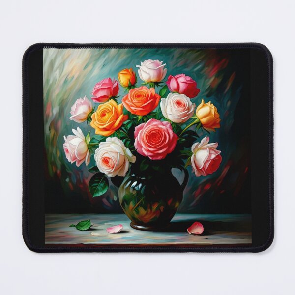 Item preview, Vase of roses#2 designed and sold by Helios Be. Lavsh.