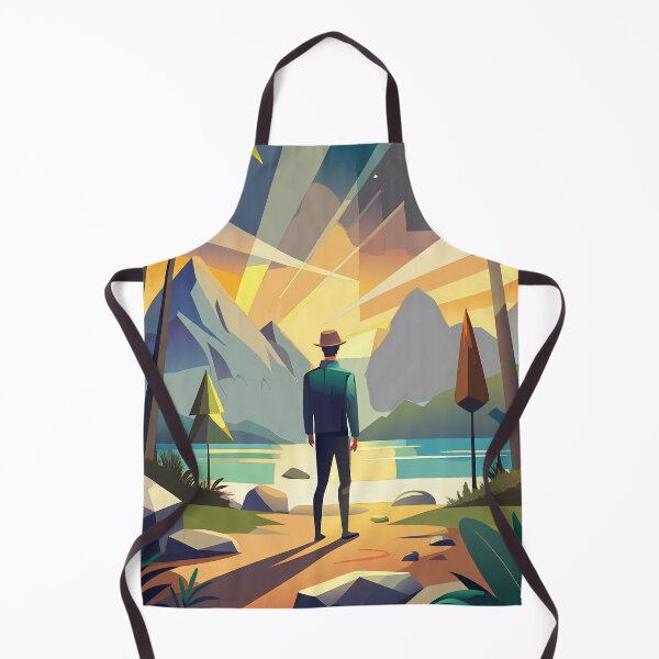 Item preview, Contemplative Journey: Standing on Nature’s Edge designed and sold by ART ATTACK ZONE.