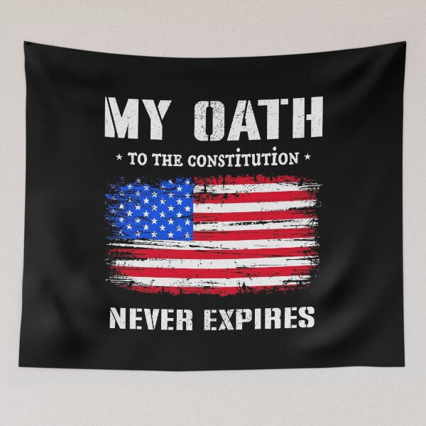 Item preview, My Oath Never Expires USA Flag designed and sold by EthosWear.
