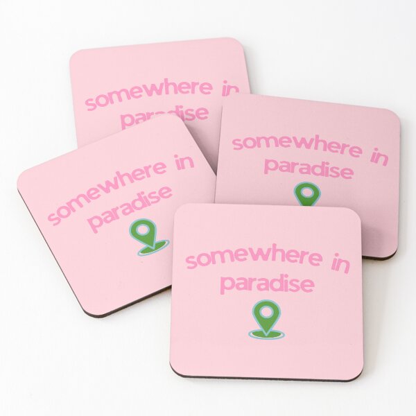 Item preview, Location Somewhere in Paradise Design Pink/Pink designed and sold by nikifora.