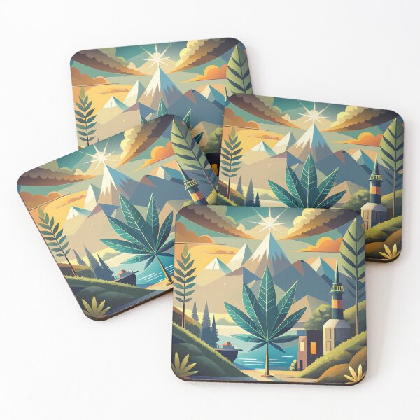 Item preview, 420 Weed Organic Patterns: Nature’s Artistry designed and sold by ART ATTACK ZONE.