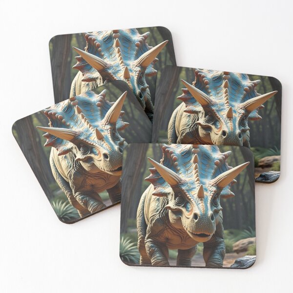 Item preview, Dinosaur Pattern (Triceratops) designed and sold by PatronesKawai.