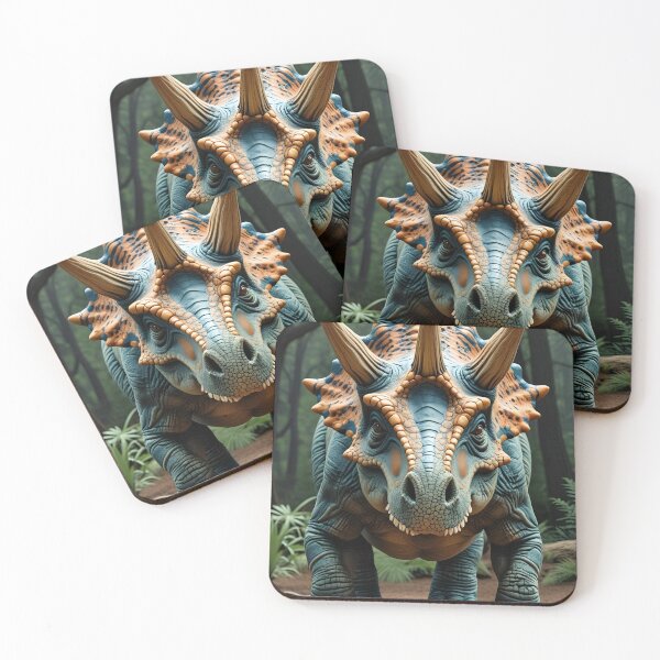 Item preview, Dinosaur Pattern (Triceratops) designed and sold by PatronesKawai.