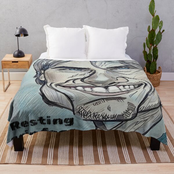 Item preview, Resting Grin Face Funny Caricature Art designed and sold by gleefulme.