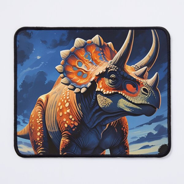 Item preview, Dinosaur Pattern (Triceratops) designed and sold by PatronesKawai.