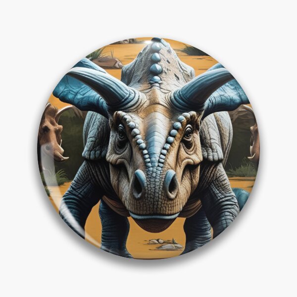 Item preview, Dinosaur Pattern (Triceratops) designed and sold by PatronesKawai.