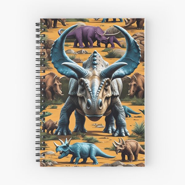 Item preview, Dinosaur Pattern (Triceratops) designed and sold by PatronesKawai.