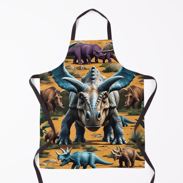 Item preview, Dinosaur Pattern (Triceratops) designed and sold by PatronesKawai.