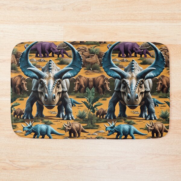 Item preview, Dinosaur Pattern (Triceratops) designed and sold by PatronesKawai.