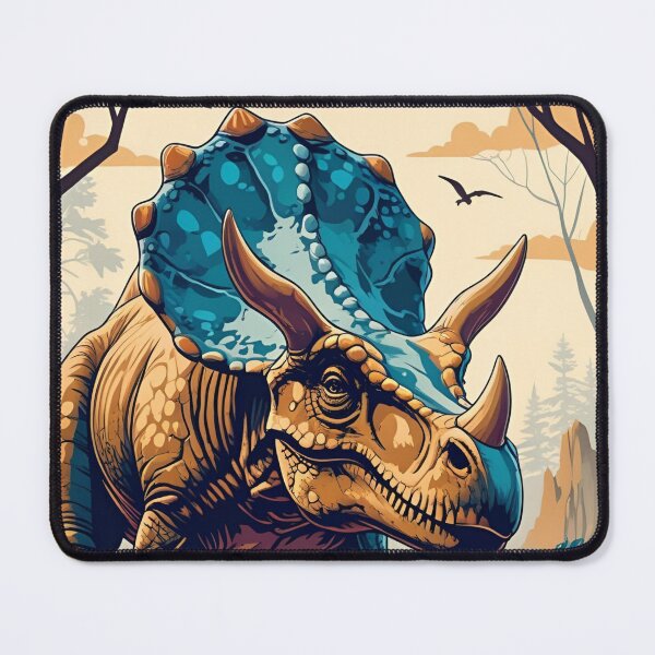 Item preview, Dinosaur Pattern (Triceratops) designed and sold by PatronesKawai.