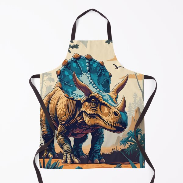 Item preview, Dinosaur Pattern (Triceratops) designed and sold by PatronesKawai.