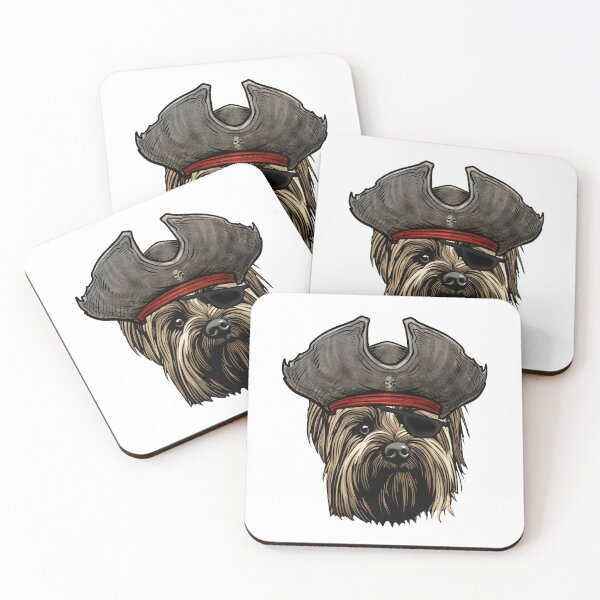Item preview, Funny Pirate Skye Terrier Dog designed and sold by whyitsme.