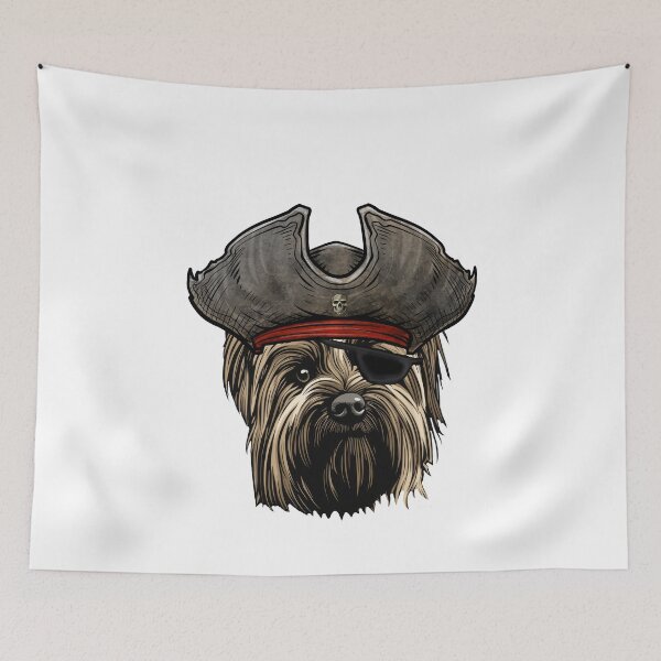 Item preview, Funny Pirate Skye Terrier Dog designed and sold by whyitsme.