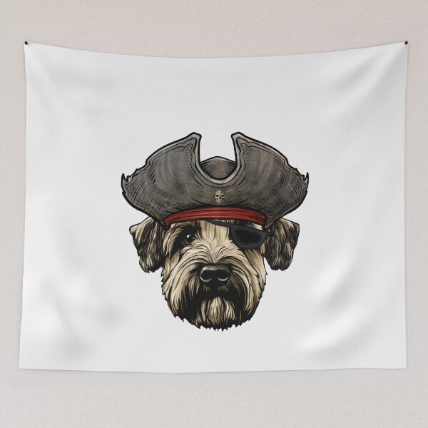 Item preview, Funny Pirate Soft Coated Wheaten Terrier Dog designed and sold by whyitsme.