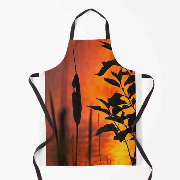 Item preview, Cattail Sunset, Lake Wingra, Madison, WI designed and sold by StevenRalserPhoto.