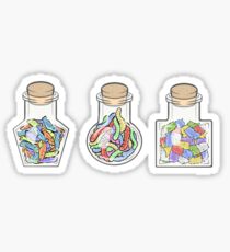 Gummies in jars Sticker