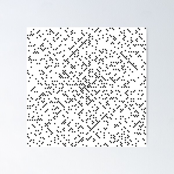 Item preview, Ulam Spiral Prime Number Art designed and sold by Steven's Space.