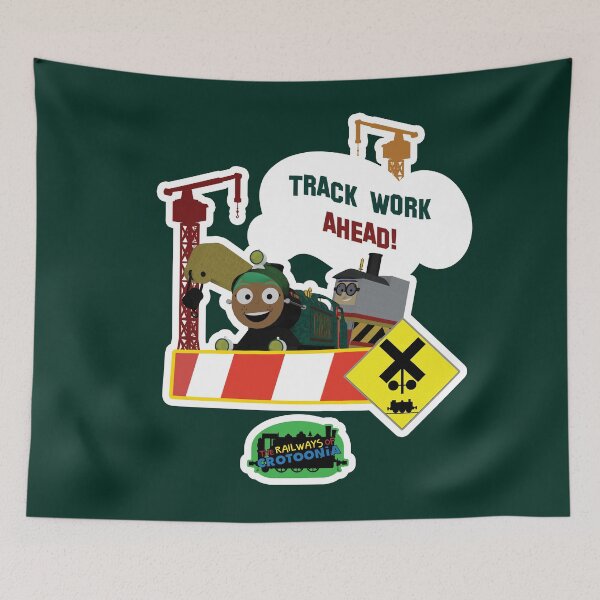 Item preview, Track Work Ahead! - The Railways of Crotoonia designed and sold by TheMilanTooner.